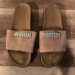 Karl Lagerfeld Slides Crystal Size 10